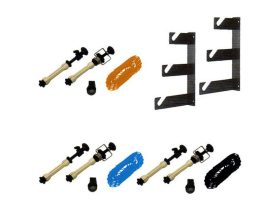 Walimex háttértartó kampók (3db) + tekercselők (3db)