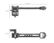 SmallRig Adjustable Monitor Mount for Selected DJI & Zhiyun & Moza Handheld Gimbal Stabilizers 2889 2889