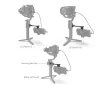 SmallRig Adjustable Monitor Mount for Selected DJI & Zhiyun & Moza Handheld Gimbal Stabilizers 2889 2889