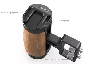 Smallrig Wooden Mini Side Handle (1/4"-20 screws) 2913