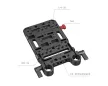 SmallRig 3016 V Mount Battery Plate with Dual 15mm Rod Clamp