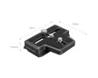 Smallrig 3162 hosszított Arca-Type gyorskioldó talp DJI RS 2 és RSC 2 gimbalhoz
