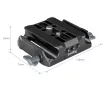 Smallrig 3357 Univerzal LWS Baseplate With Dual 15mm Rod Clamp