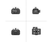 SmallRig 3513 Drop-In HawkLock univerzális mini gyorskioldó bilincs és talp
