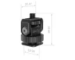 Smallrig 3577 mini vakupapucs – 1/4"-20 csavar adapter