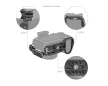 SmallRig Rhinoceros Cage for Sony Alpha 7R V / Alpha 7 IV / Alpha 7S III