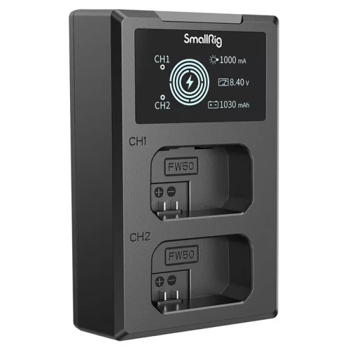 Smallrig 4081 NP-FW50 akkumulátor töltő