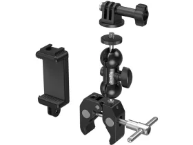  Smallrig 4373 rák alakú Super Clamp rögzítőbilincs kit gömbfejjel és Magic Arm karral