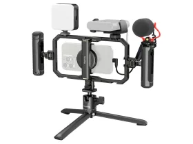   Smallrig 4704 All-in-One okostelefonos videós szett mikrofonnal és LED világítással