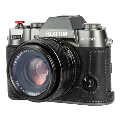 Smallrig 4709 Leather Half Case Kit For X-T50 (black)