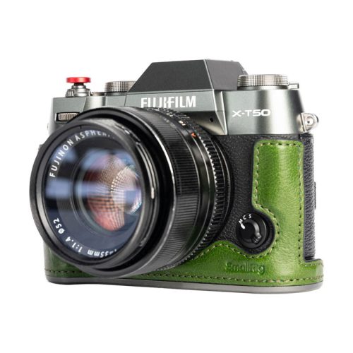 Smallrig 4711 Leather Half Case Kit For X-T50 (Green)