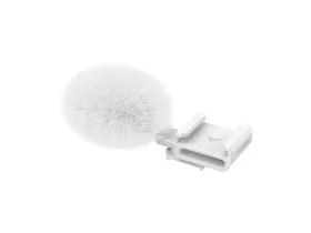   Smallrig 4734 Cold Shoe Adapter With Furry Windscreen For Sony ZV cameras (White)