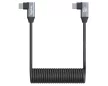 Smallrig 4793 USB-C Angeled To USB-C Angeled Coiled Data Cable