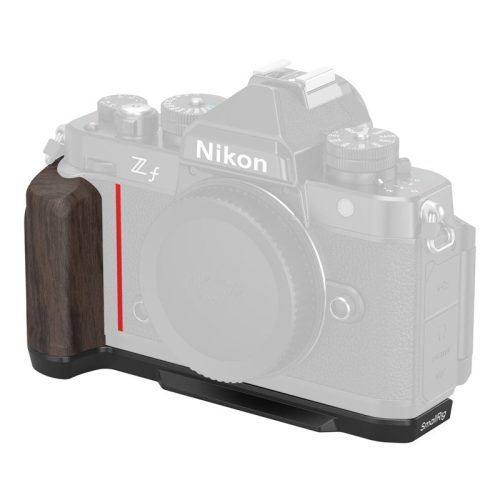 Smallrig 4801 L-Shape Mount Plate With Wooden Handle for Nikon Z F