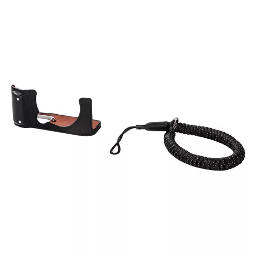 Smallrig 4879 bőr fél tok kit Fujifilm X-M5 fényképezőgéphez, fekete