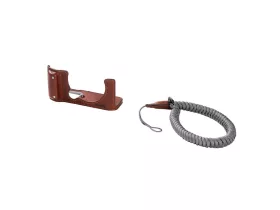   Smallrig 4880 bőr fél tok kit Fujifilm X-M5 fényképezőgéphez, barna