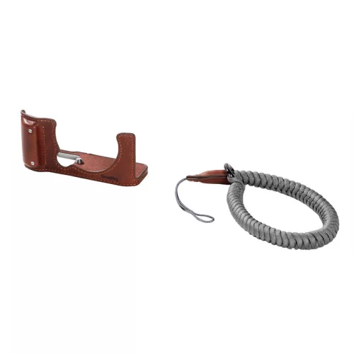 Smallrig 4880 bőr fél tok kit Fujifilm X-M5 fényképezőgéphez, barna