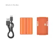 Smallrig NP-W235 USB-C Rechargeable Camera Battery Orange