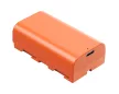 Smallrig NP-F550 4971 USB-C-n tölthető kamera akkumulátor, narancssárga