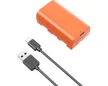 Smallrig NP-F550 4971 USB-C-n tölthető kamera akkumulátor, narancssárga