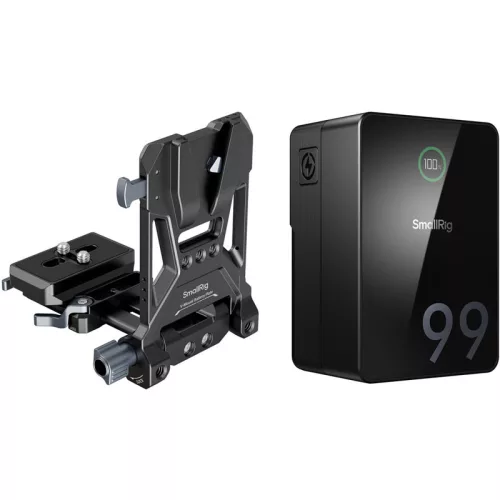Smallrig 5046 VB99 Pro Mini V-Mount akkumulátor szett töltővel