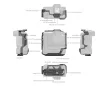 Smallrig 5092 Cage for Canon EOS R5 Mark II with Cooling Fan CF-R20EP