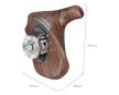 Smallrig 5193 Imagegrip Series Wooden Handle with ARRI Rosette (Right Side)