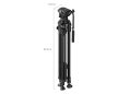 Smallrig 5201 Video Carbon Fiber Tripod Kit AD-50 Max