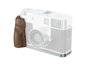   Smallrig 5223 L-Shaped Mount Plate with Wooden Handle for Fujifilm X Half Silver