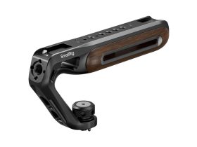   Smallrig 5252 Wooden Top Handle with 1/4''-20 and ARRI 3/8''-16 Locating Screw