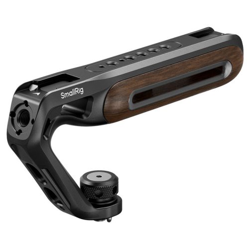 Smallrig 5252 Wooden Top Handle with 1/4''-20 and ARRI 3/8''-16 Locating Screw