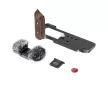 Smallrig 5260 L-Shape Mount Plate with Wooden Handle for Fujifilm X-M5 Black