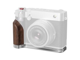   Smallrig 5265 L-Shape Mount Plate with Wooden Handle for Fujifilm GFX100RF Silver