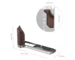 Smallrig 5265 L-Shape Mount Plate with Wooden Handle for Fujifilm GFX100RF Silver