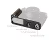 Smallrig 5266 L-Shape Mount Plate with Wooden Handle for Fujiflm GFX100RF Black