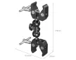 Smallrig 5331 Double Head Crab-Shaped Clamp