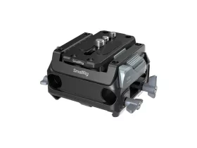   Smallrig 5366 Manfrotto-Type Mount Plate Kit with 15mm Dual Rod Clamp