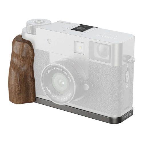 Smallrig 5394 L-Shaped Mount Plate with Wooden Handle for Fujifilm X Half Charcoal Silver