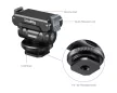 Smallrig 5436 gyorskioldós tartó vakupapucs adapterrel DJI Osmo 360, Osmo Action 5 Pro, Action 4 és Action 3 kamerához