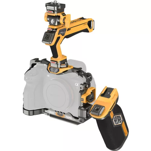 Smallrig 5518 Hawklock Quick Release Cage Kit for Sony A7R V/ A7 IV/ A7S III (ADV ED) (Bumblebee)