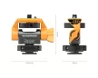 Smallrig 5519 Swivel and Tilt Adjustable Monitor Support with Cold Shoe (Bumblebee Edition)