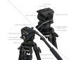 Smallrig 5580 FSD16 Freespeed Heavy-Duty Carbon Fiber Tripod