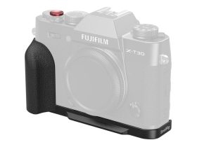   Smallrig 5663 L-Shaped Mount Plate with Silicone Handle for Fujifilm X-T30 / T30 II / T30 III Black