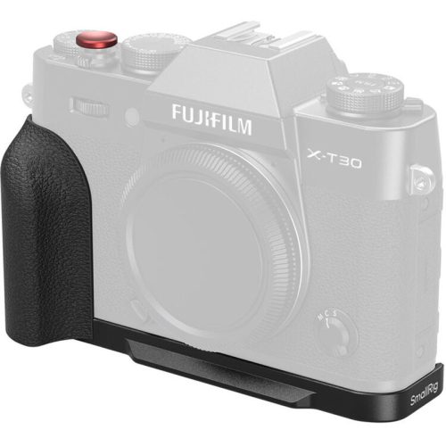 Smallrig 5663 L-Shaped Mount Plate with Silicone Handle for Fujifilm X-T30 / T30 II / T30 III Black