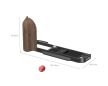 Smallrig 5666 L-Shaped Mount Plate with Wooden Handle for Fujifilm X-T30 / T30 II / T30 III Black