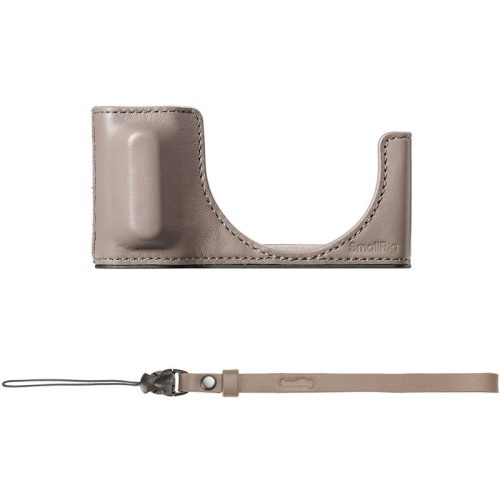 Smallrig 5677 Leather Case Kit for Ricoh GR IV / GR III / GR IIIX / GR III HDF / GR IIIX HDF (Grey)