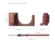 Smallrig 5678 Leather Case Kit for Ricoh GR IV / GR III / GR IIIX / GR III HDF / GR IIIX HDF (Red)