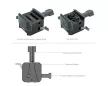 Smallrig 5690 V-Mount Battery Mount Plate Kit for Arca-Swiss Plate / NATO Rail