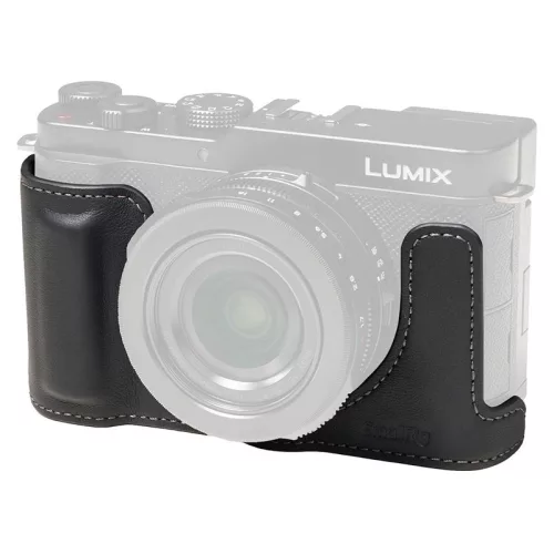 Smallrig 5698 bőr fél tok Panasonic Lumix L10 kamerához, fekete