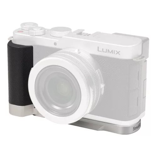 Smallrig 5701 L-alakú rögzítőtalp markolattal Panasonic Lumix L10 kamerához, ezüst